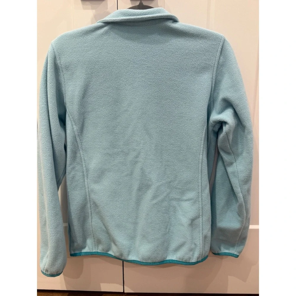 The North Face Girls Fleece Jacket Light Blue Zip Up‎ Youth XL